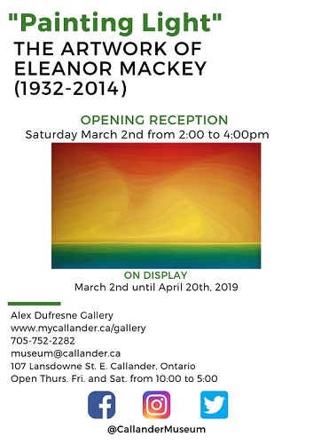 Eleanor Mackey Art Show 2019